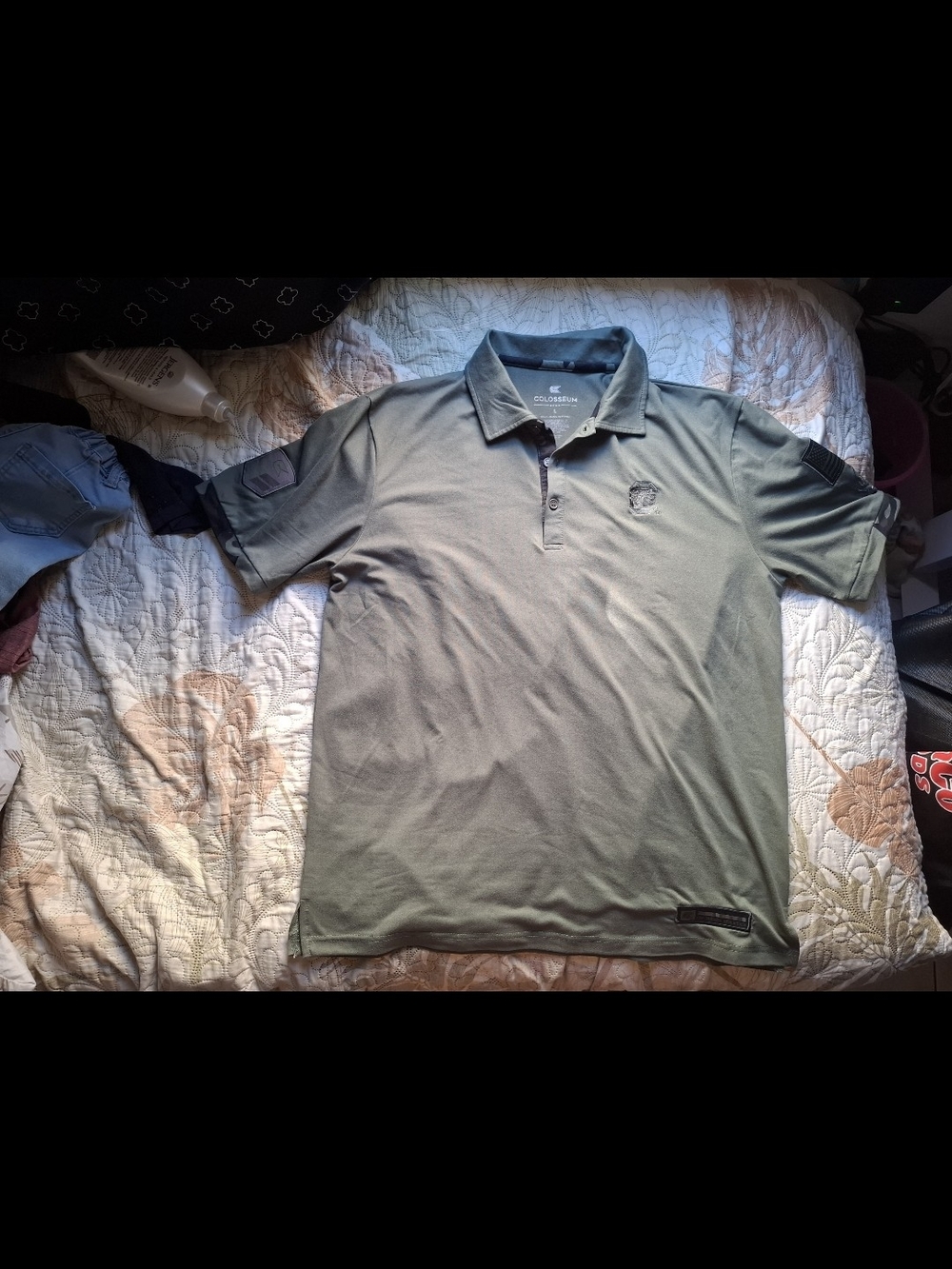 Men's Olive Green Polo Shirt